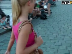 Exciting Outdoor Encounter: Boruch & Blonde Bella Anne