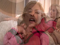 舐める尻, ブロンド, フランス人, ハードコア, 淫乱熟女, パーティ, ハメ撮り, オッパイの