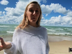 Américain, Nana, Plage, Éjaculation interne, Branlette thaïlandaise, Branlette thaïlandaise, Hard, Seins naturels