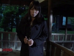 Asiático, Mamada, Morena, Corridas, Japonés, Desnudo, Al aire libre, Gritar