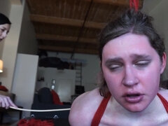 Sadomasoquismo, Amarrada, Linda, Lesbiana, Amante, Nalgadas