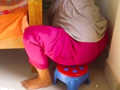 Desi Stepsister Hardcore Bathroom Fuck - Big Ass Slapping Sounds Heard By Everyone