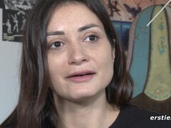 Leie, Braunhaarige, Fingern, Deutsch, Masturbation, Solo, Spielzeuge