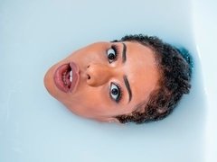 Arsch, Schwarz, Blasen, Braunhaarige, Hundestellung, Handjob, Hardcore, Interrassisch