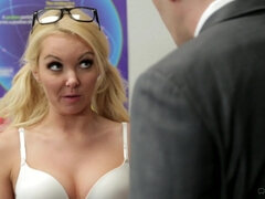 Incroyable, Cul, Blonde, Faciale, Seins naturels, Chatte, Rugueux, Nénés