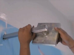 Enthousiasteling, Grote mammen, Pijpbeurt, Rondborstig, Huisgemaakt, Latijnse vrouw, Douche, Tieten likken