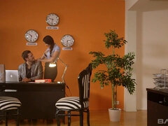 Gros seins, Plantureuse, Français, Seins naturels, Bureau, Nénés