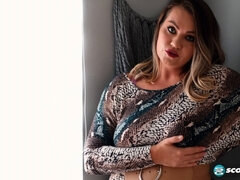 ぽっちゃり, デカ尻, ブロンド, 指いじり, ヒール, オナニー, 天然, 一人