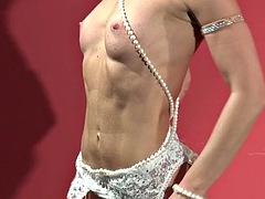 美女, 茶髪の, 軟体, ジム, ロシア人, ソフトコア, ティーン, オッパイの
