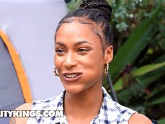 (Maya Farrell) Brings (Sarai Minx) To Camping Without Their BFs So They Can Have Fun With Each Other