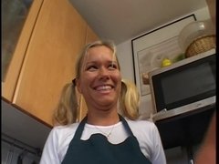 美女, デカ尻, ブロンド, ドイツ人, 自家製, 磨き, オマンコ, ティーン