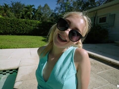 Blond Hair Girl Braceface Begs For Big Cock 1 - Don't Break Me