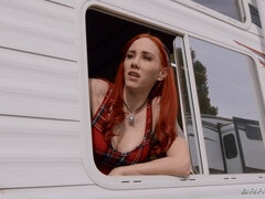 Adorable Amber Stark is new to the trailer park and Clarke Kent, the local perv, takes notice of her walking by in her cut-off jean shorts. Amber is m
