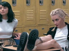 Lola Fae playing with Katie Morgan and some sex toy s
