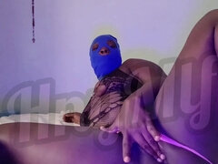 Insane cougar heads solo with her massager at home(utter flick on premium)