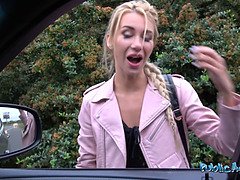 Public Agent cheats on girlfriend with a hot creampie in HD