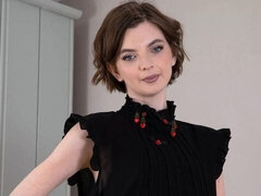 Stylish hottie Lady Phathom knows how to touch her hungry vagina