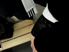 Enthousiasteling, Grote lul, Pijpbeurt, Stel, Sperma shot, Lul, Gezichtspunt, Openbaar