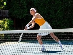 Blond, Pop, Vingeren, Likken, Geschoren, Rok, Strippen, Tiener