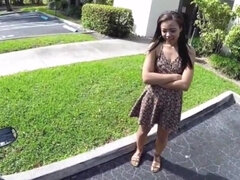 黒人, フェラチオ, チン, 異人種間, お金, オーガズム, ハメ撮り, 公共