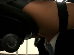 Азиатки, Жопа, Большая жопа, Мастурбация, В офисе, Киски, Сиськи