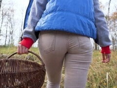 Arsch, Wohlbeleibte schöne frauen, Fetisch, Jeans, Milf, Im freien, Eng