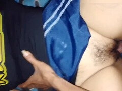 Busty Asian girl Merrissaadzovic in a jilbab getting down and dirty