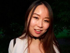 素人, アジア人, デカチン, フェラチオ, 茶髪の, チン, ガリガリ, オッパイの