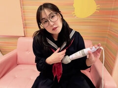 The Vibrator Feels So Good On Top Of The Skirt Of A Real Sailor Suit! It Feels Even Better On Top Of The Scarf