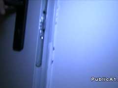 Amateur, Dildo, Petite, Pov, Public, Voyeur