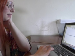 In den arsch, Arsch, Fetisch, Masturbation, Orgasmus, Rotschopf, Spion, Spielzeuge