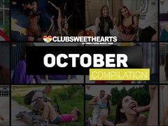Club, Compilación, Lesbiana, Orgasmo, Al aire libre, Coño, Solo, Trio