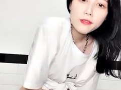 Amateur, Asiatique, Masque, Softcore, Solo, Adolescente, Jouets, Webcam