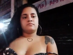 Amateur, Indian, Nipples, Public, Tease