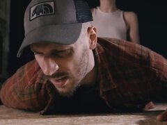 Real geeky girl ends up fucking his submissive asshole