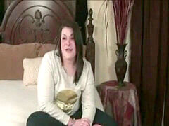 Desperate Amateurs excited for casting with shy MILF Jess enjoying threesome action