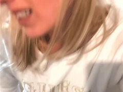 Leie, Blondine, Frau, Fingern, Masturbation, Orgasmus, Muschi, Solo