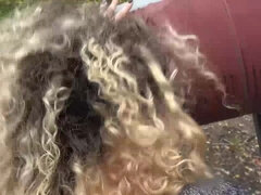 Pijpbeurt, Jonge meid, Tsjechisch, Geld, Openbaar, Kut duiken, Ruw, Spaans