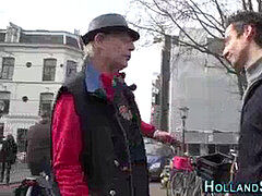 Amateur, Sucer une bite, Tir de sperme, Néerlandais, Européenne, Réalité, Pute