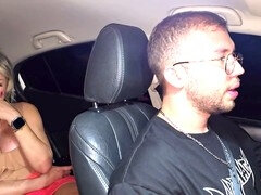 Ass to mouth, Big cock, Car, Cougar, Creampie, Husband, Latina, Milf