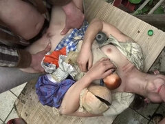 お尻, 緊縛, デカパイ, フェラチオ, 茶髪の, 顔射, 下着, オッパイの