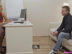Leie, Blasen, Handjob, Lecken, Büro, Muschi
