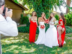 結婚, 茶髪の, 服従, ハードコア, 結婚式