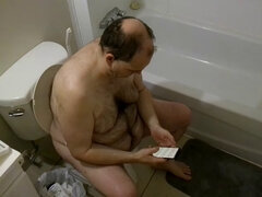Enthousiasteling, Grote lul, Homo, Harig, Geschoren, Douche