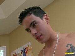 Innocent looking chick Haley Sweet gives some great blow job