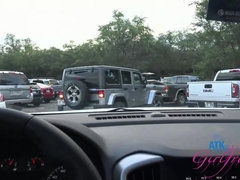 Strand, Vriendin, Masturbatie, Orgasme, Buiten, Openbaar, Roken, Spuiten