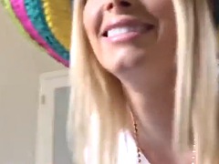 Stepsister fuck my cinco de mayo cumshot american