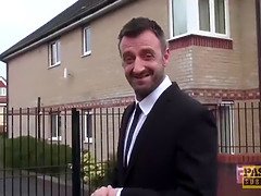 En gros plan de très près, Cocu, Domination, Hd, Époux mari, Avaler, Nénés, Épouse