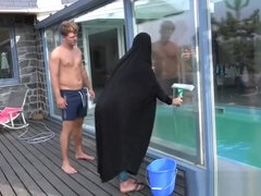 Arabisch, Mooi, Grote lul, Pijpbeurt, Diep in de keel, Moeder die ik wil neuken, Moeder, Orgasme