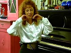 Dildo, Fingern, Behaart, Hardcore, Rotschopf, Solo, Spielzeuge, Vintage